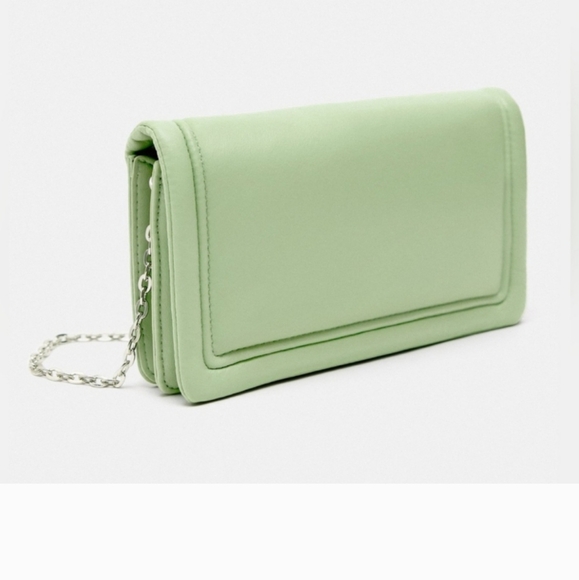 Zara Handbags - CHIC ZARA Green Crossbody Bag NWT